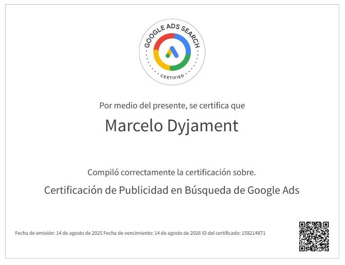 Certificación Google Ads